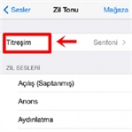 iPhone Titreşim Nasıl Açılır