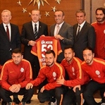 Galatasaray'dan Cumhurbaşkanı Erdoğan'a ziyaret