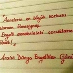 YARDIM VE ANLAYIS ENGELLISIYIZ, DEGISMELIYIZ
