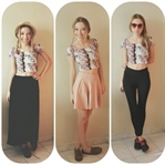 1 cropped top 3 farklı kombin