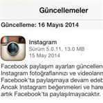 Instagram'da Facebook Beğeni Paylaşımı Kalktı