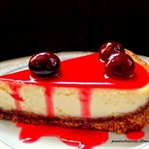 Vişne Soslu Ricotta Cheesecake