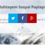 JQuery ile Muhteşem Sosyal Paylaşım Butonları