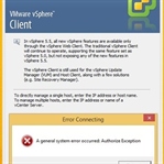 vCenter bağlantı hatası