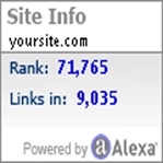 Web Siteye Alexa Sayaç Ekleme - Widget Ekleme
