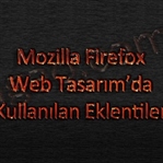 Firefox Web Tasarım Eklentileri