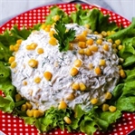 Yoğurtlu Tavuk Salatası