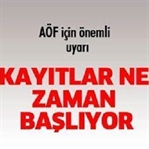 AÖF'ye Nasıl Öğrenci Olabilirim?