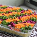 Gökkuşağı Patates Salatası