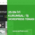 25 Adet En İyi İş / Kurumsal WordPress Teması