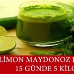 Maydonoz Lİmon Kürü İle 15 Günde 5 Kilo