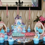 Disney Prensesleri Temalı Cupcake Süsleme