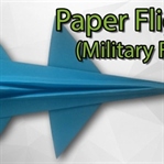 Origami F16 Uçak Yapımı