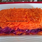 Havuç ve Kırmızı Lahana Salatası