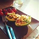Somonlu Avokado Salatası