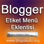 Blogger Açılır Etiket Menüsü Eklentisi