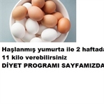 YUMURTA İLE 2 HAFTADA 11 KİLO VERİN