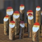Farklı Malzemelerle Noel Baba Yapmak +15