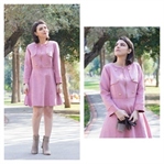 Ne Giydim: Pembe Süet Elbise