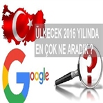 2016’Da Google’Da Ne Aradık!