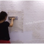 Alçı ile Tuğla Görünümlü Dekoratif Duvar Yapılışı