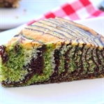 Ispanaklı Zebra Kek Tarifi