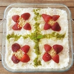 Kaymaklı Çilekli Güllaç