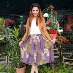 Pileli Etek ve Blazer Ceket