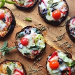 Glutensiz Patlıcan Mini Pizzalar