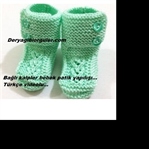 BAĞLI KALPLER BEBEK PATİK YAPILIŞI