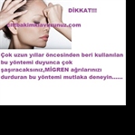MİGREN AĞRISINI GİDEREN ETKİLİ YÖNTEM