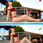 Bikiniyle plajda nasıl poz verilir