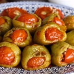 Fırında Etli Biber Dolması Tarifi