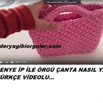 PENYE İP ÖRGÜ ÇANTA YAPILIŞI