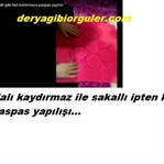 Halı Kaydırmazdan Sakallı İple Paspas Yapılışı