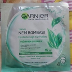 Garnier Nem Bombası Kağıt Maske