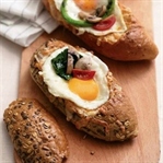 Sandviç ekmeğinde omlet tarifi