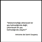 Sadeleşmek üzerine