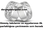 Gümüş Takı Ve Eşyaları Parlatmanın Sırrı Burada