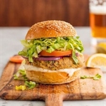 Somon Balıklı Burger Tarifi