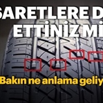 Lastik Üzerinde Bulunan O İşaretler Nedir?