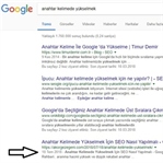 Anahtar Kelimede Yükselmek İçin SEO Nasıl Yapılır