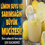 LİMON SUYU VE SARIMSAĞIN BÜYÜK MUCİZESİ RUS İKSİRİ