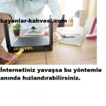İnternetinizi Anında Hızlandıracak Yöntem
