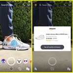 Snapchat Kamerasıyla Amazon'dan Alışveriş Yapma