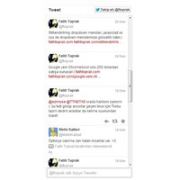 Twetlerinizi Web Sitenizde Yayınlayın - 2012 Api