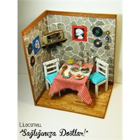 Sağlığınıza Dostlar! Rakı Sofrası Minyatürüm