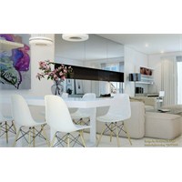 Beyaz Dekore Edilmiş Yemek Alanları