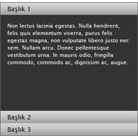 Blogger akordiyon menü entegresi