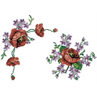 Yeni Çok Hoş Çiçek Nakış Deseni